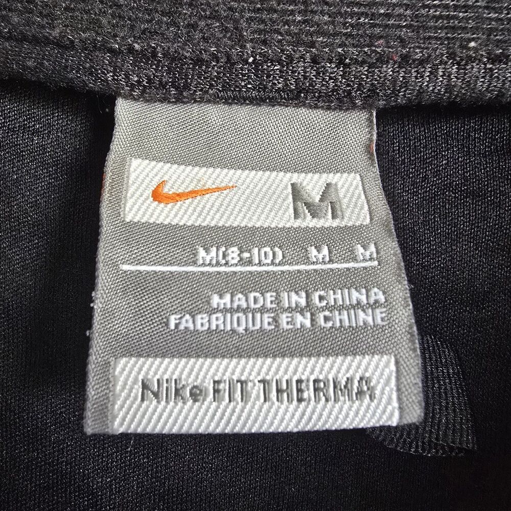Nike FIT Therma Running Full Zip Jacket Med Red Phone & Zip Pockets - Picture 7 of 8